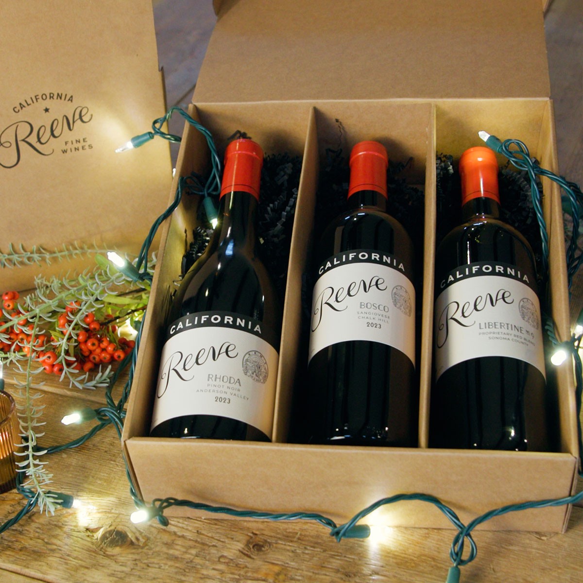 Reeve holiday Red Trio gift pack